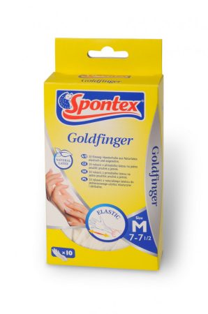 Spontex Goldfinger gumikesztyű S